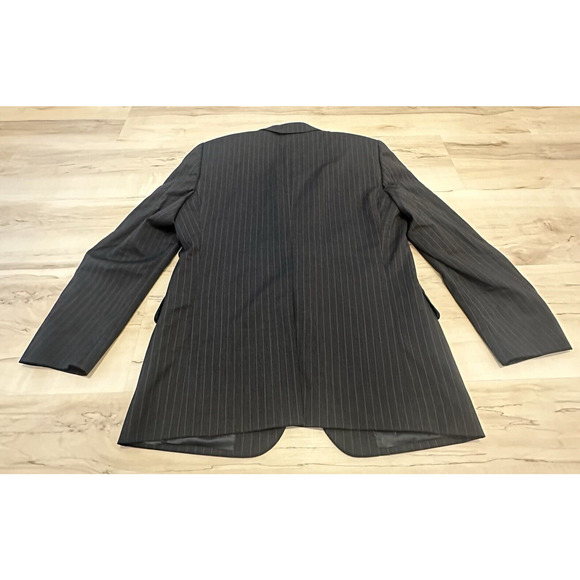 Brooks Brothers 1818 Fitzgerald Estarto Men 40S 36x28 Suit Wool Pinstripe Gray - Picture 3 of 16